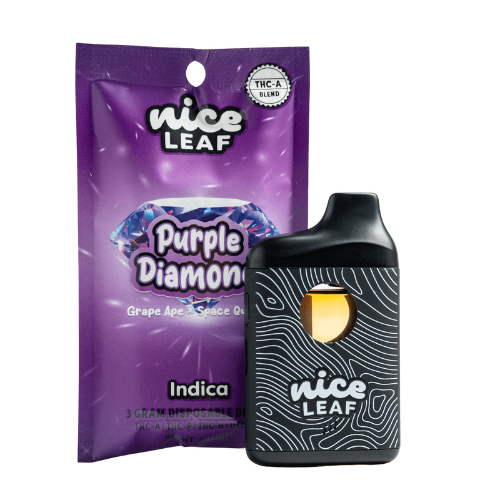PLUMA DE WAX - Nice Leaf Purple Diamond THCa 3gr - Indica