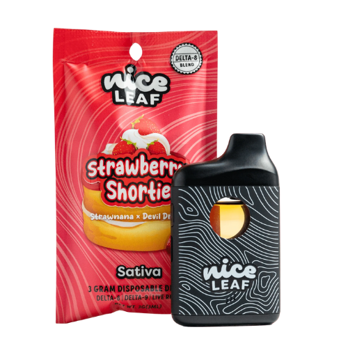 PLUMA DE WAX - Nice Leaf Strawberry Shortie 3gr - Sativa