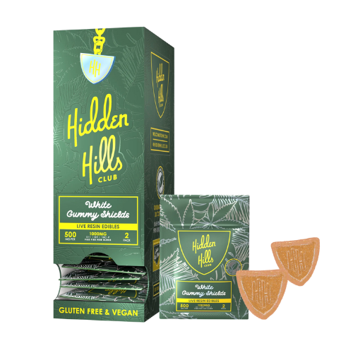 GOMITAS THC - Hidden Hills White Gummy Shields 2 pzas - 1000 MG