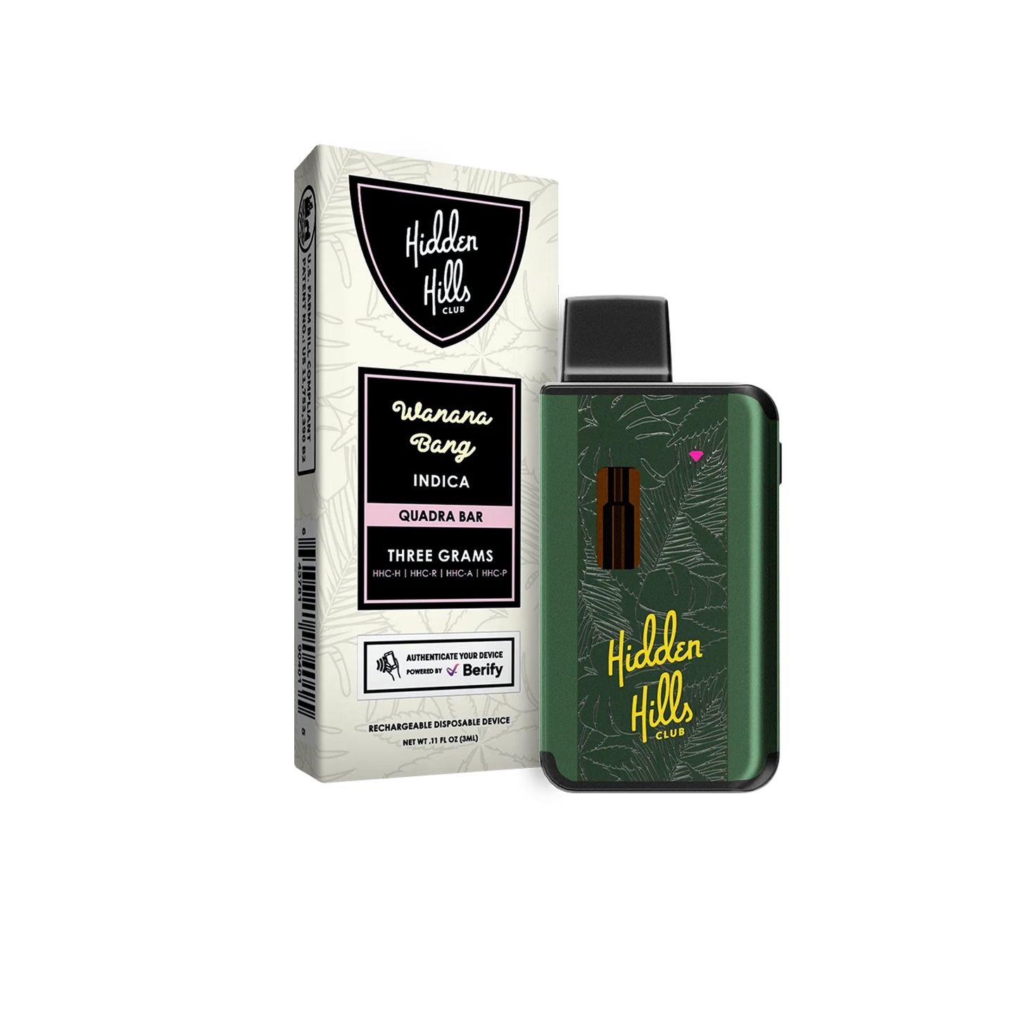 PLUMA DE WAX - Hidden Hills Wanana Bang 3gr - Indica