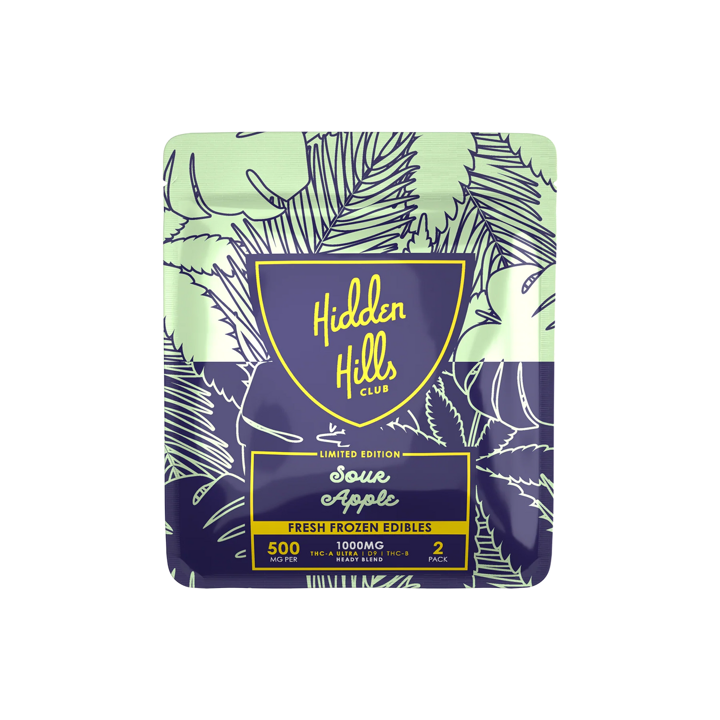 GOMITAS THC - Hidden Hills Blue Razz 2 pzas - 1000 MG