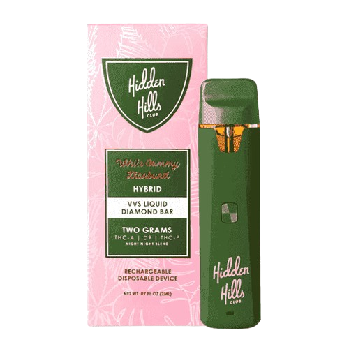 PLUMA DE WAX - Hidden Hills White Gummy  2gr - Hibrida